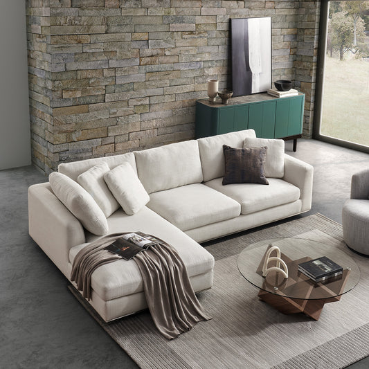Hamilton Sectional Sofa, Right Facing, Beige