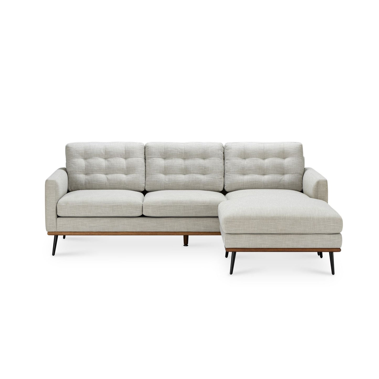 Loft Reversible Sectional Sofa, Beige