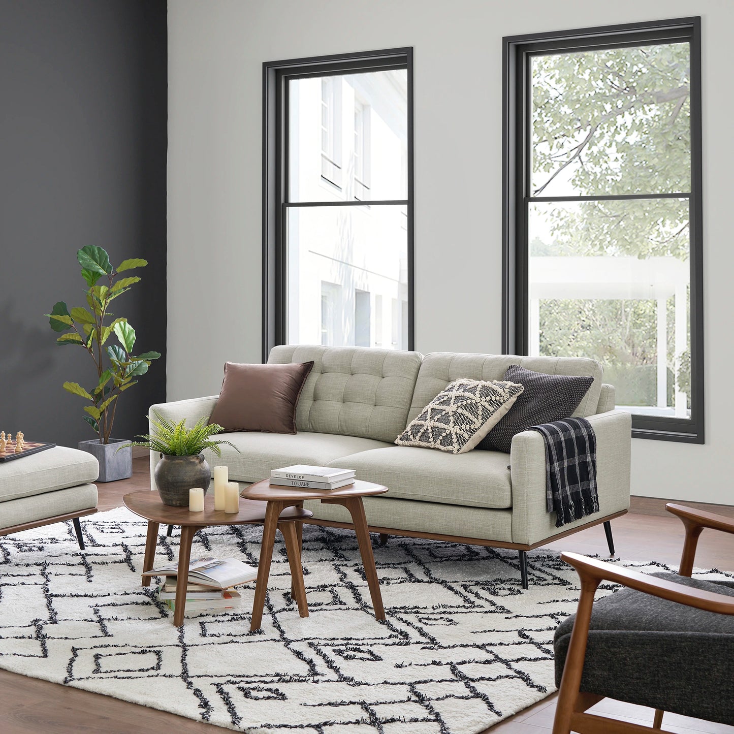 Loft Sofa, 2 Seater, Beige