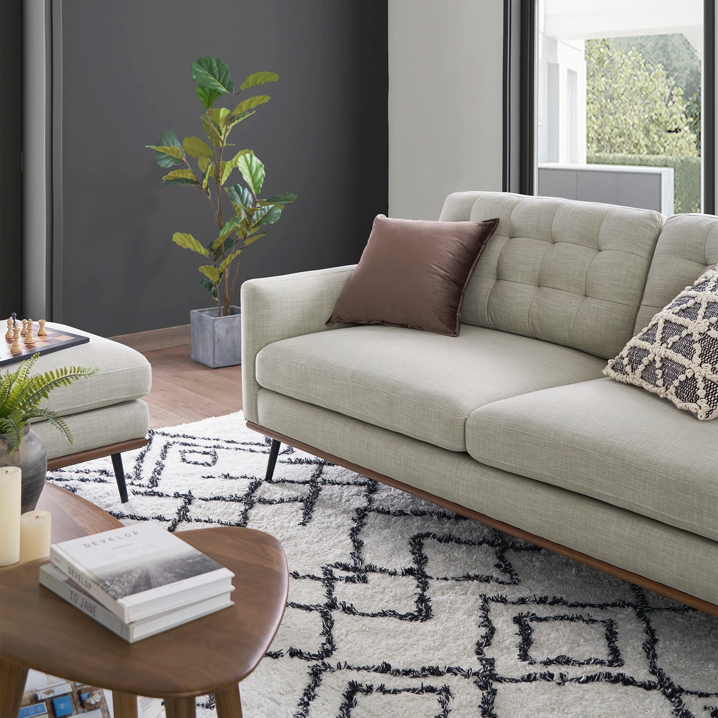 Loft Sofa, 2 Seater, Beige