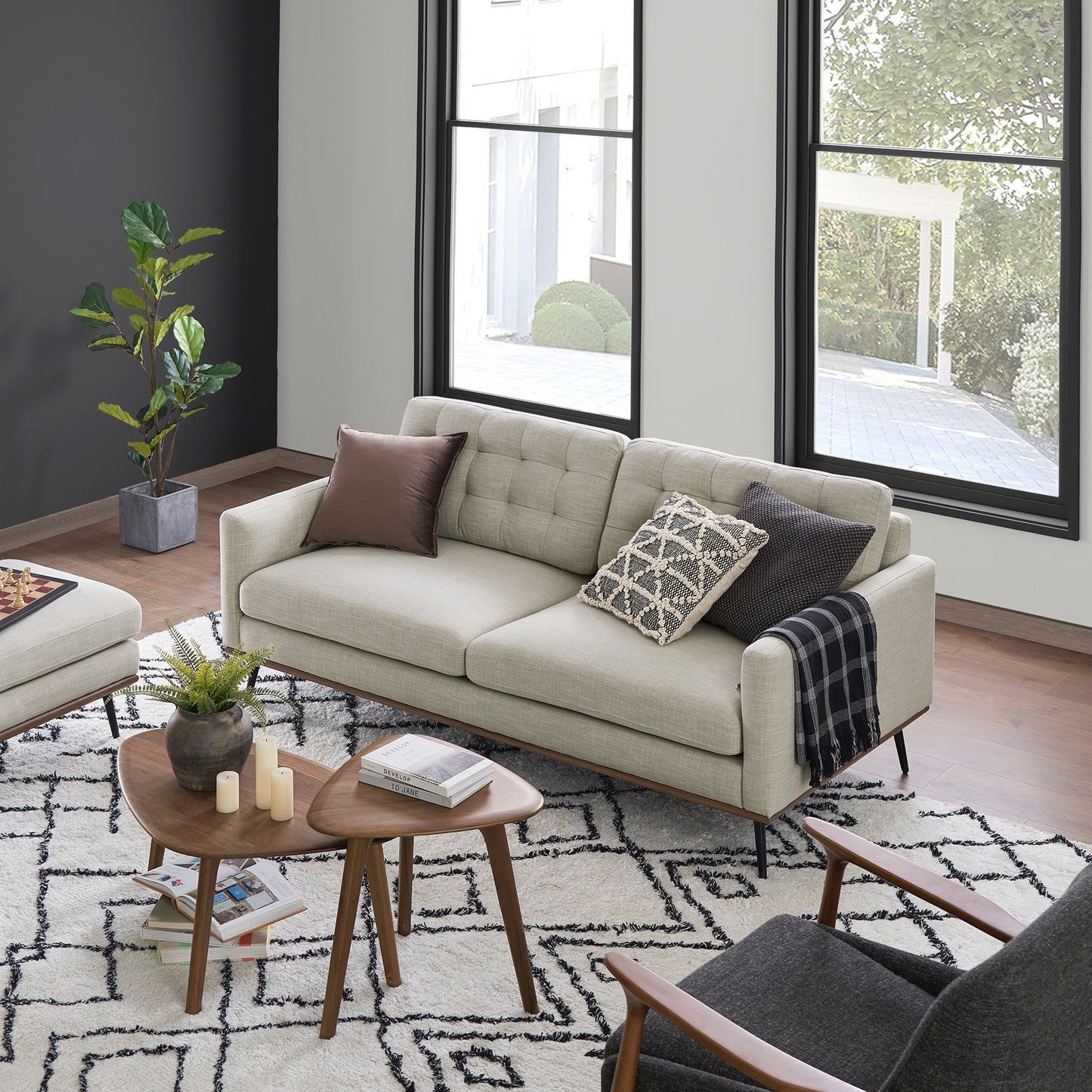Loft Sofa, 2 Seater, Beige
