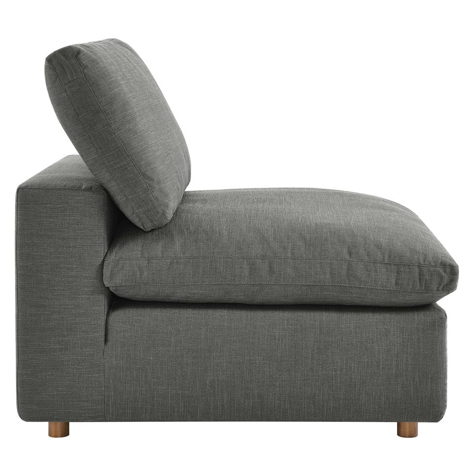 Haven Deep Seat Sectional Sofa, 3 Seater, Gray