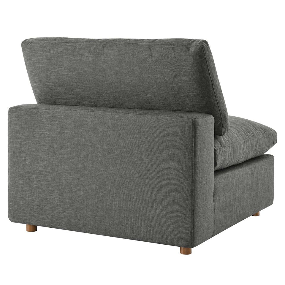 Haven Deep Seat Sectional Sofa, 4 Seater, Gray