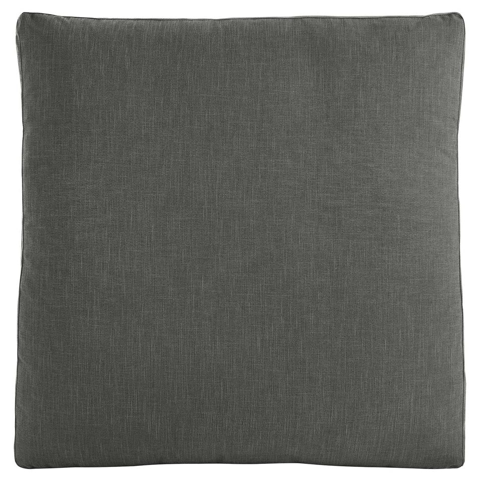 Haven Deep Seat Sectional Sofa With Ottoman, 4 Seater, Gray