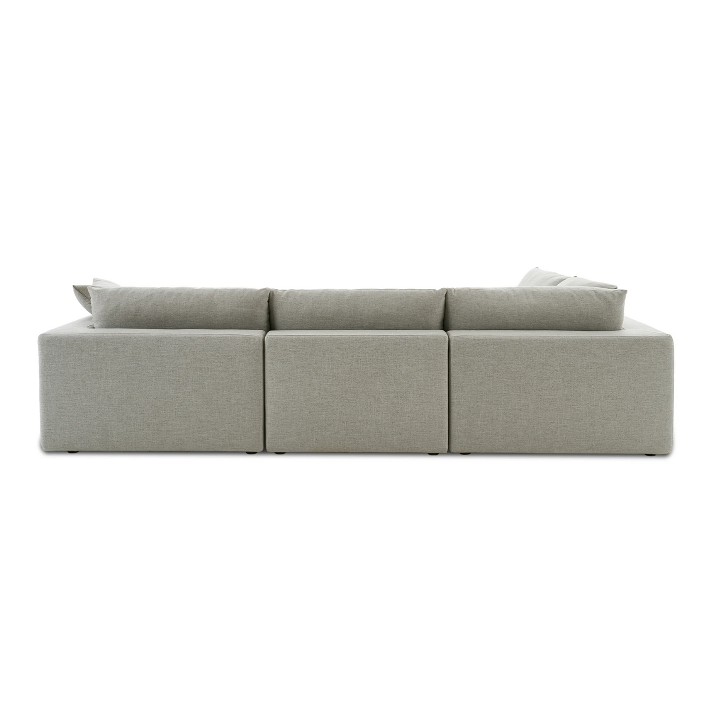 Duke Deep Seat Sofa, 4 Seater, Gray