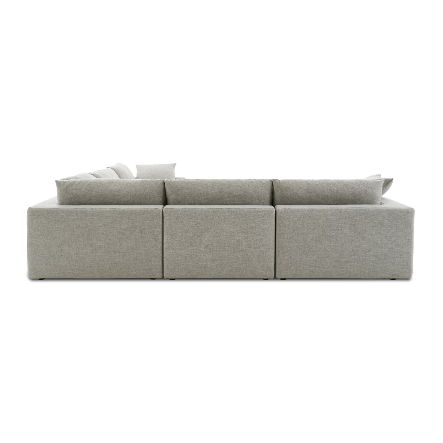 Duke Deep Seat Sofa, 5 Seater, Gray