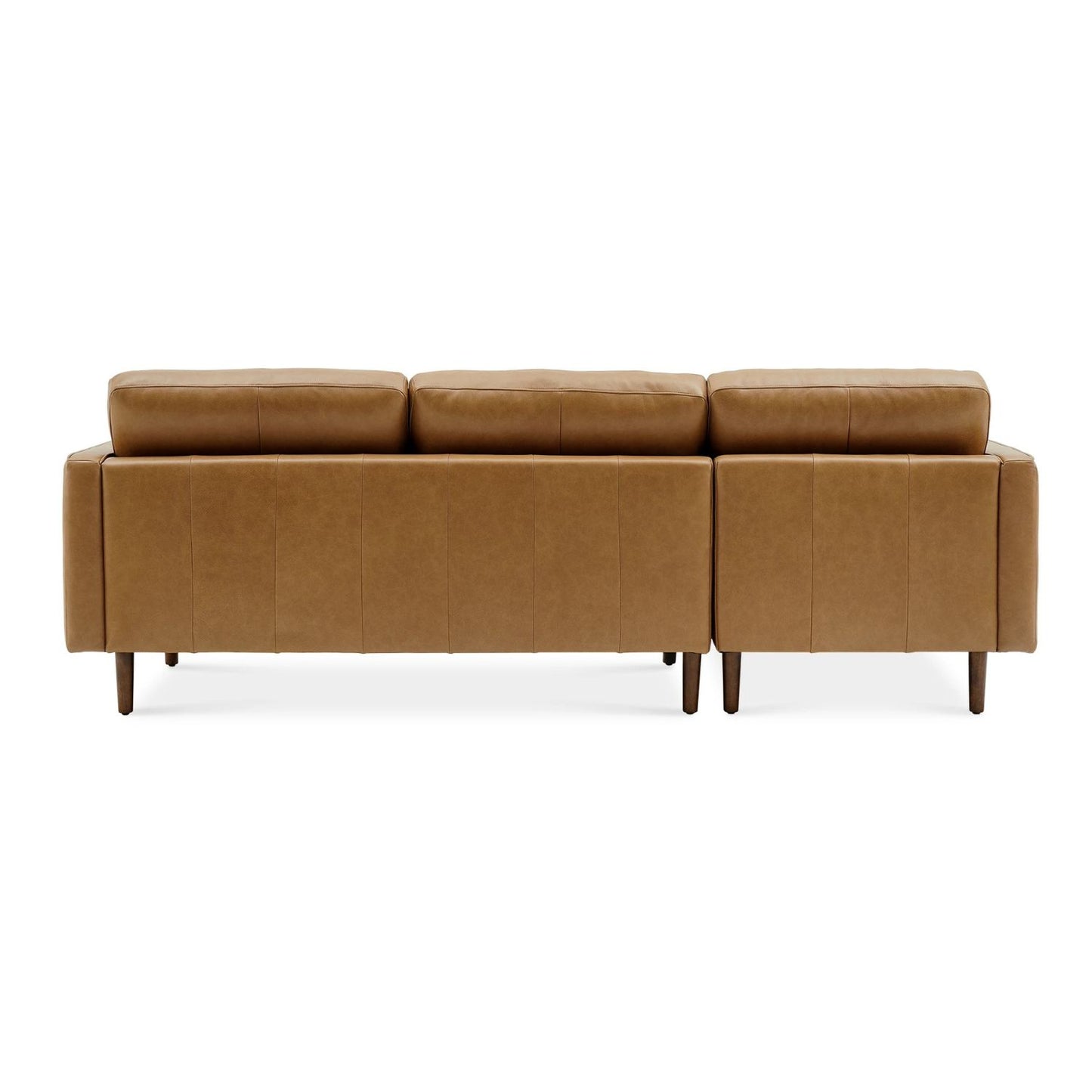 Napa Right Facing Sofa, Tan PU Leather