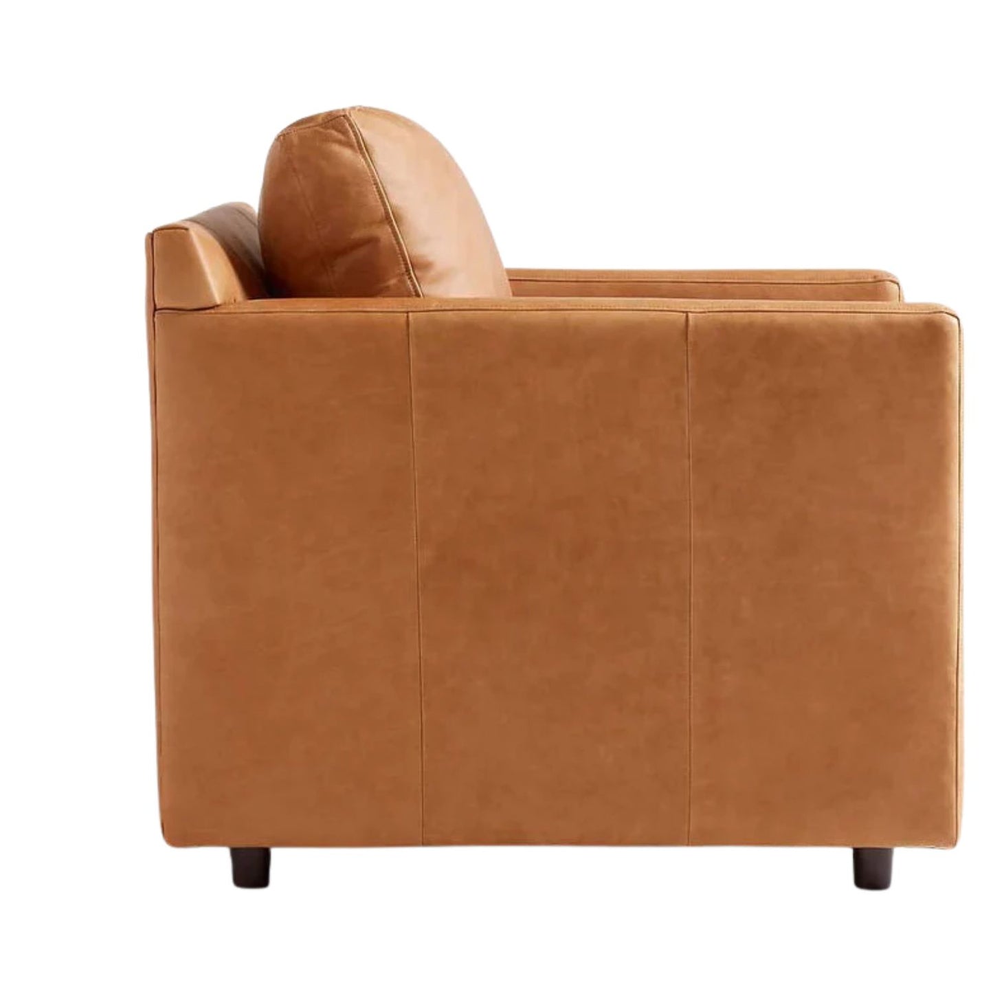 Fusion Sofa Cum Bed, 2 Seater, Tan PU Leather