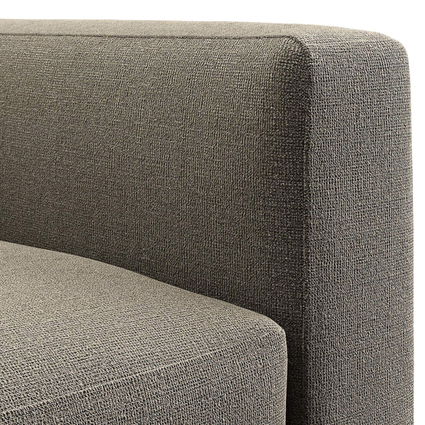 Fusion Sectional Sofa, Left Facing, Charcoal