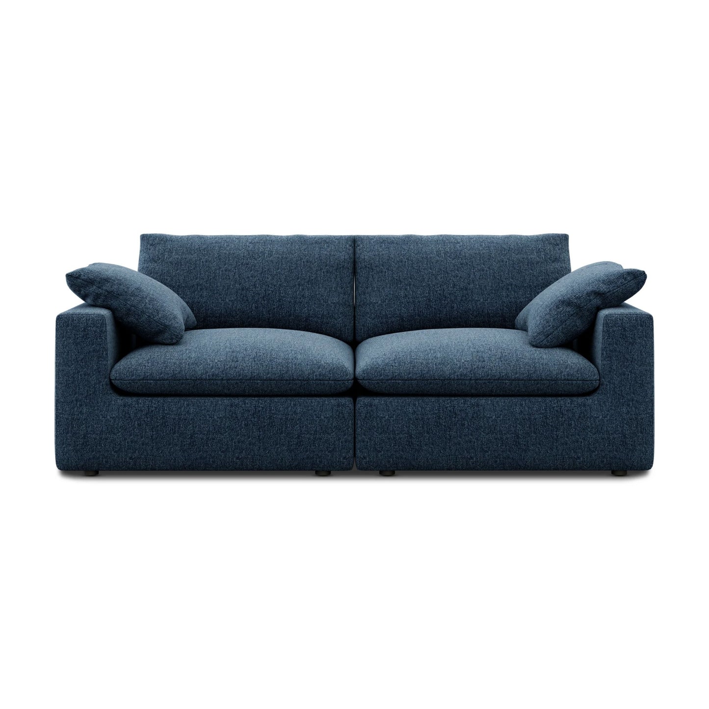Duke Deep Seat Sofa, 2 Seater, Blue