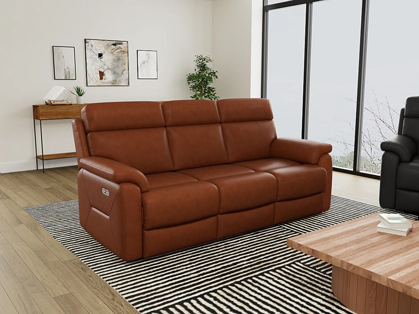 Viola 3 Seater Dual Electric Recliner & Headrest