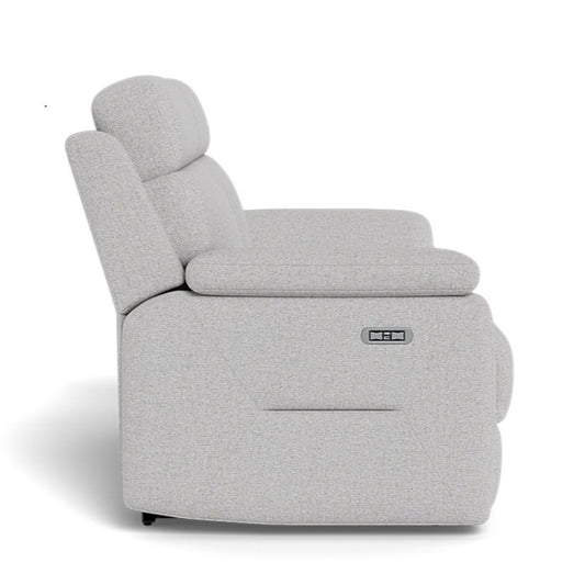 Viola Fabric 2 Seater Dual Electric Recliner & Headrest