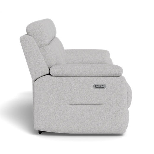 Viola Fabric 3 Seater Dual Electric Recliner & Headrest