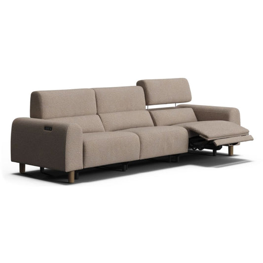 Bellini 3 Seater Fabric Recliner Sofa