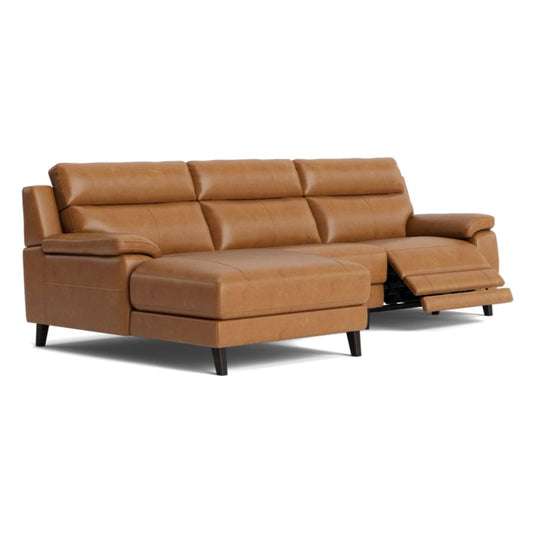 Tempa Left Facing Recliner Sofa With Chaise