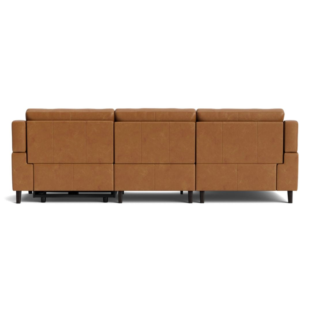 Tempa Left Facing Recliner Sofa With Chaise