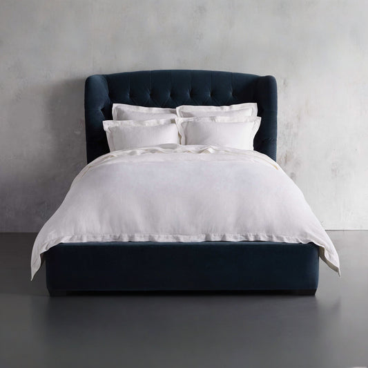 Mariah Tufted Bed, Navy Blue