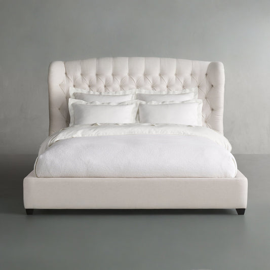 Mariah Tufted Bed, Beige