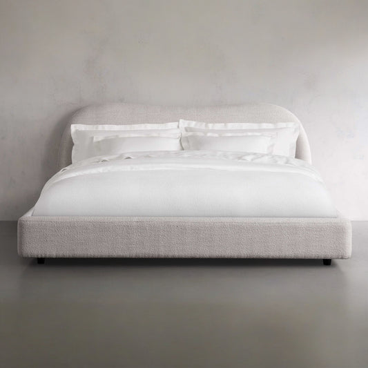 Sophie Boucle Bed, Ivory