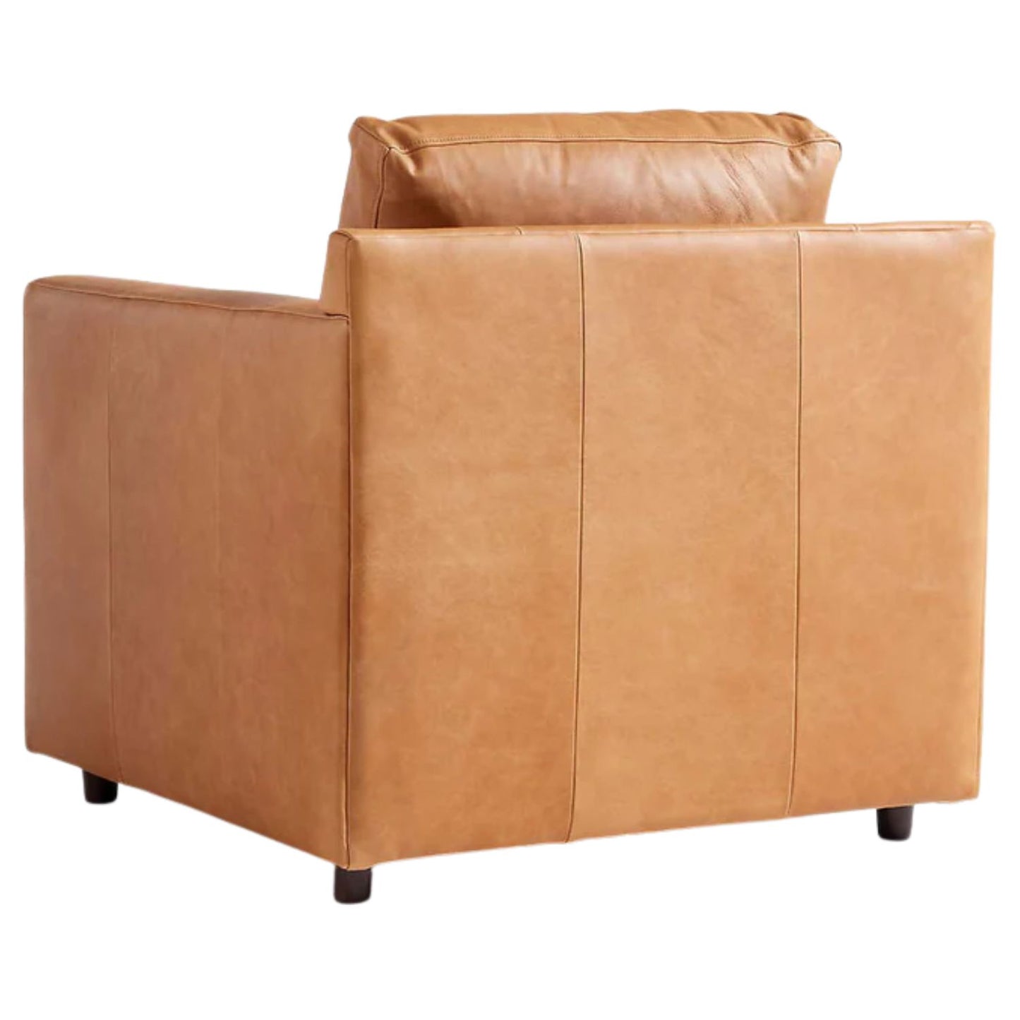 Fusion Armchair, Tan PU Leather