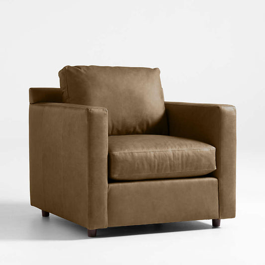 Fusion Armchair, Brown PU Leather