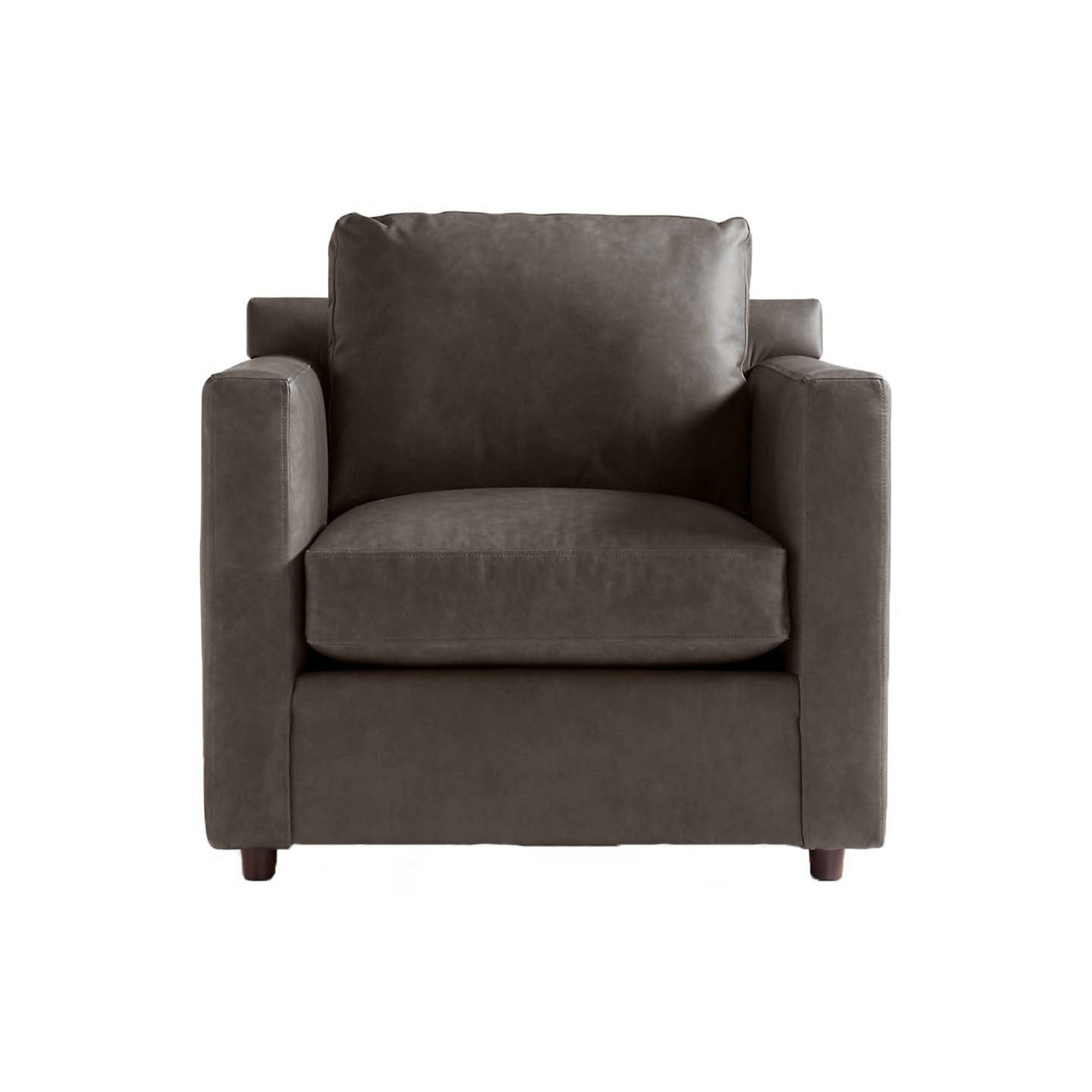 Fusion Armchair, Dark Gray PU Leather