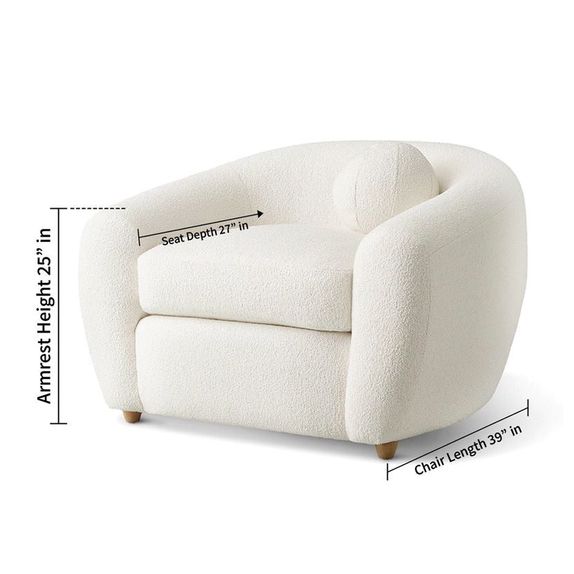 Vista Premium Boucle Armchair