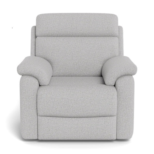 Viola Fabric Armchair With Electric Recliner & Headrest