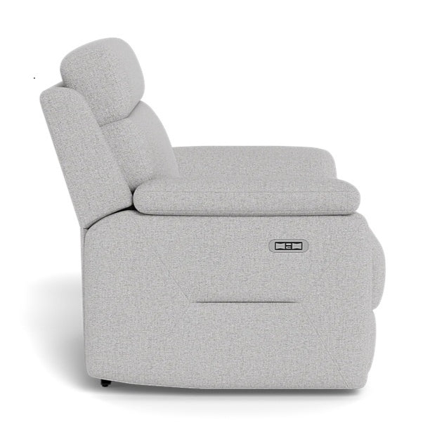 Viola Fabric Armchair With Electric Recliner & Headrest