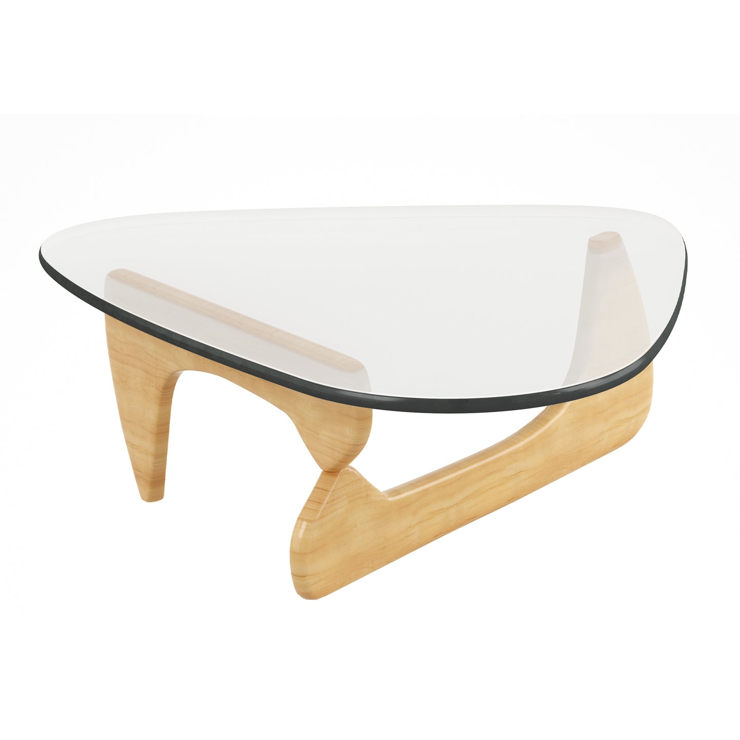 Noguchi Style Coffee Table, Natural, 50in