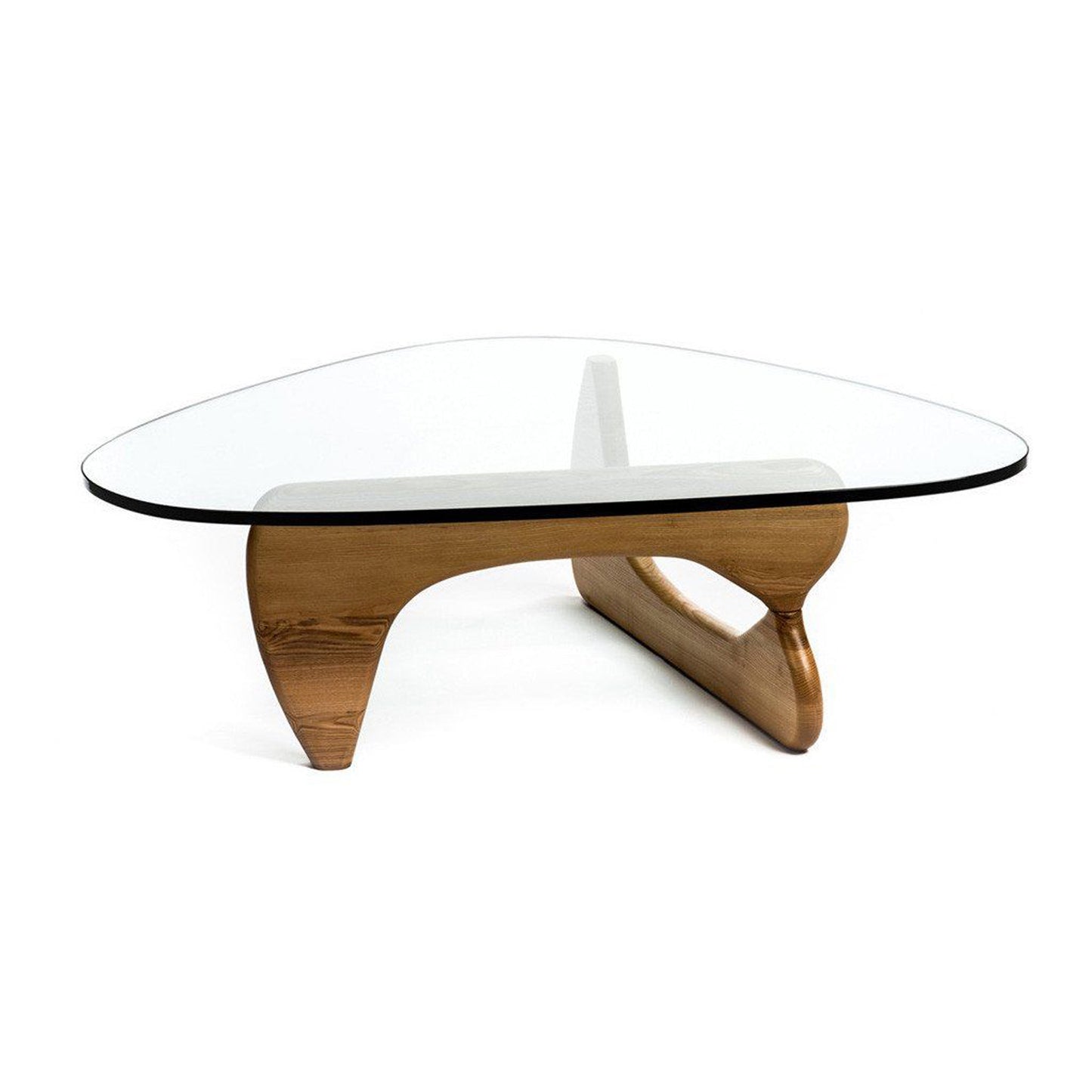 Noguchi Style Coffee Table, Walnut, 50in