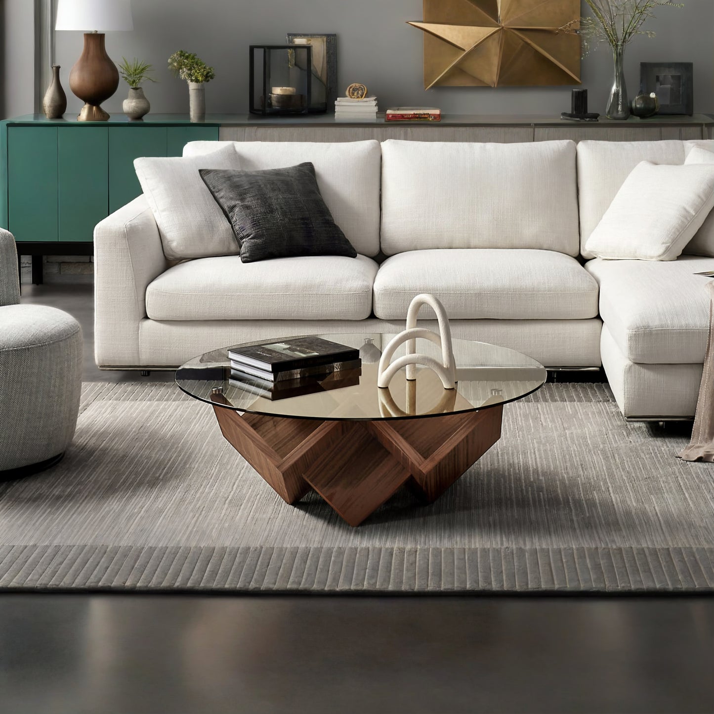 Starlink Coffee Table, Walnut