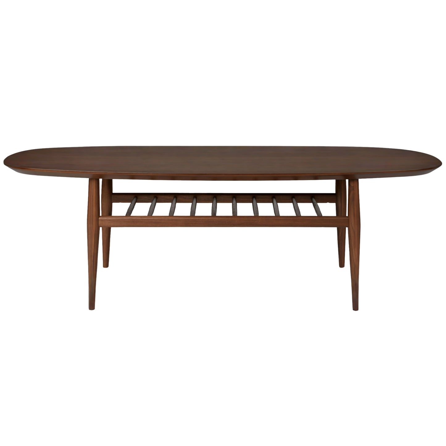 Aurora Oval Coffee Table, Walnut