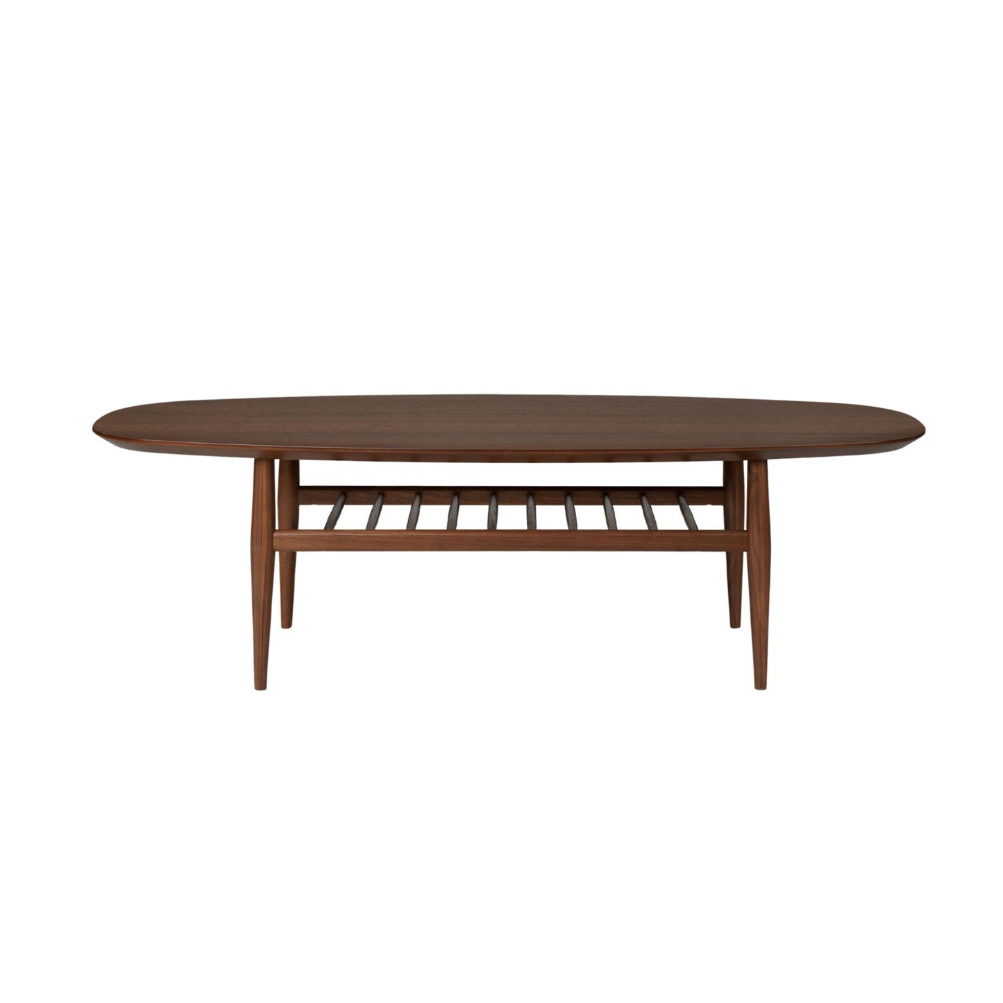 Aurora Oval Coffee Table, Walnut