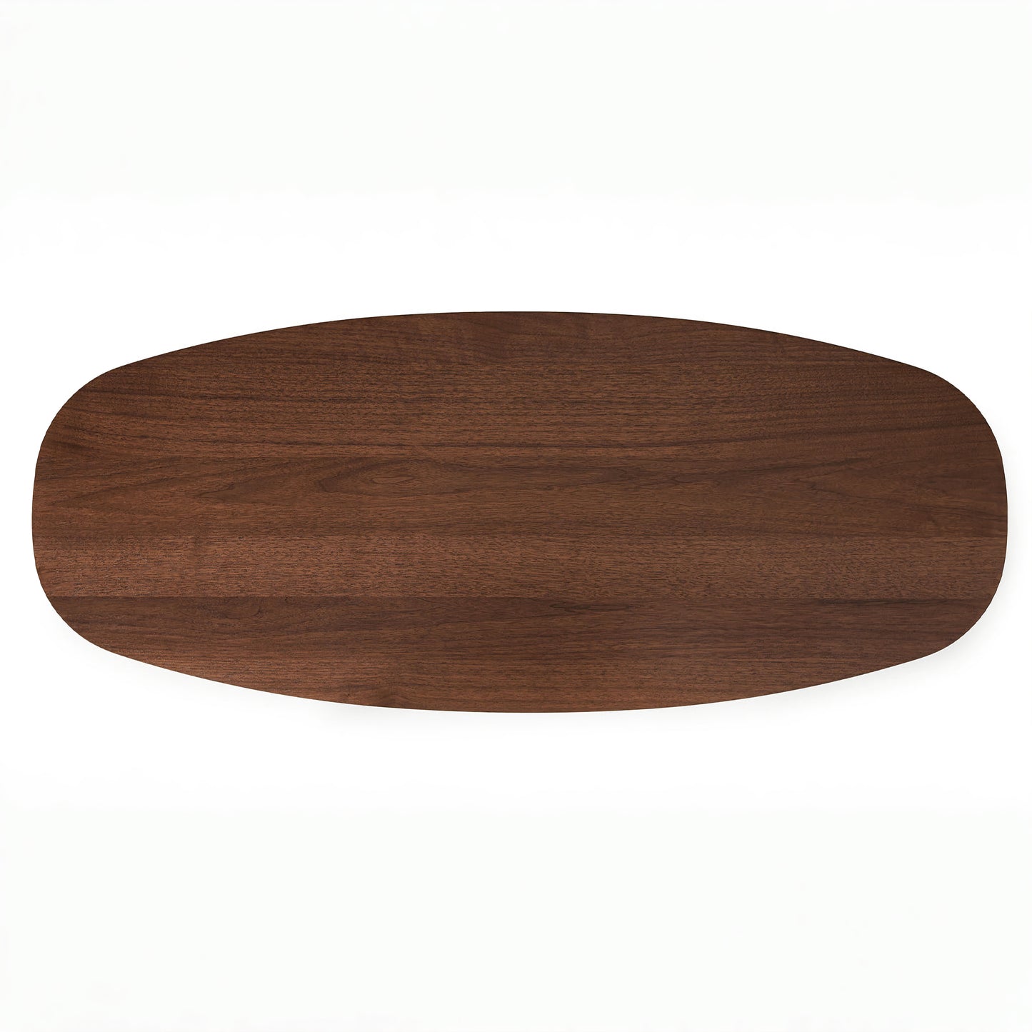 Aurora Oval Coffee Table, Walnut
