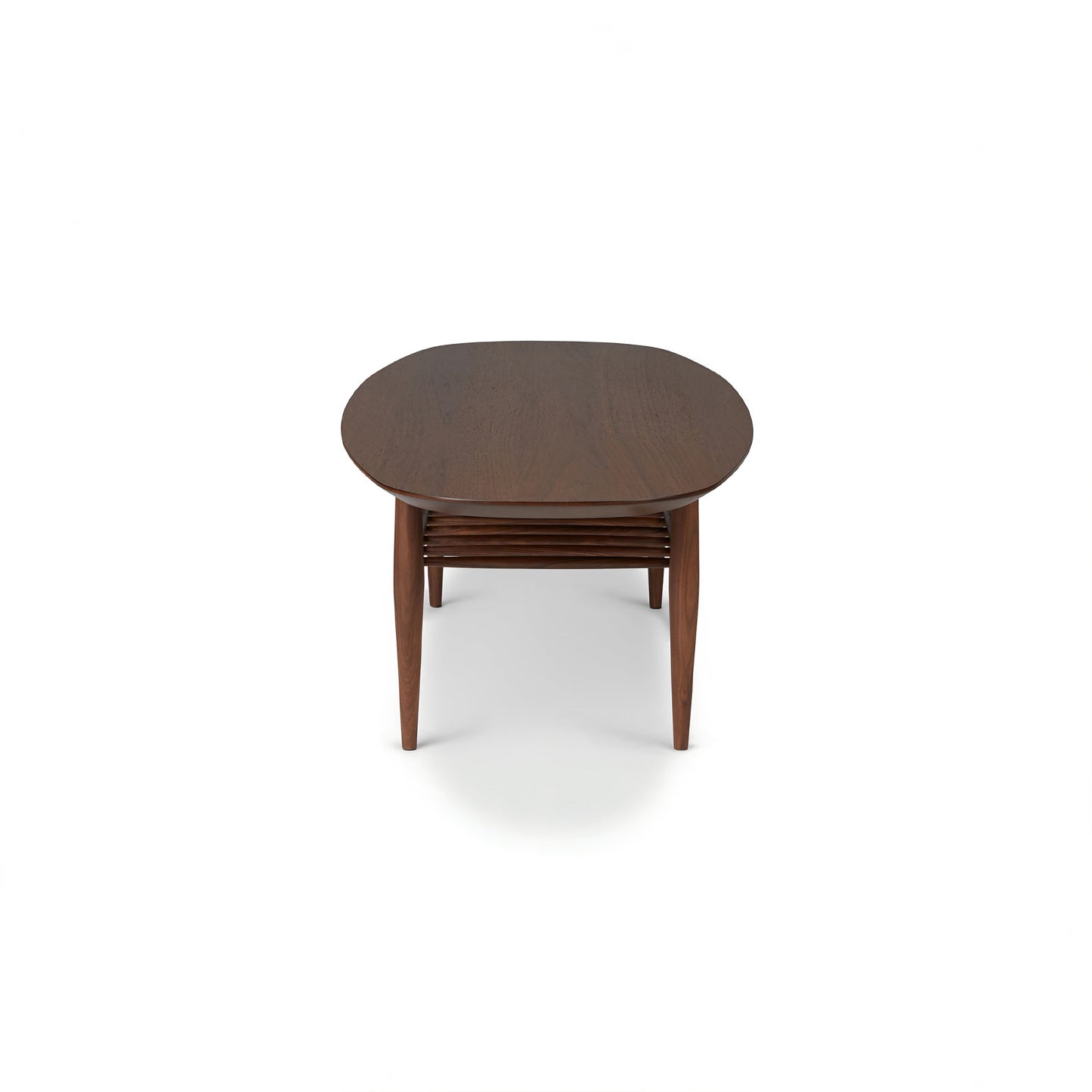 Aurora Oval Coffee Table, Walnut