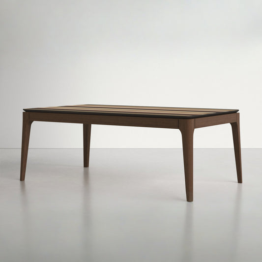 Kendall Coffee Table, Multi-Color Tonal Stripe