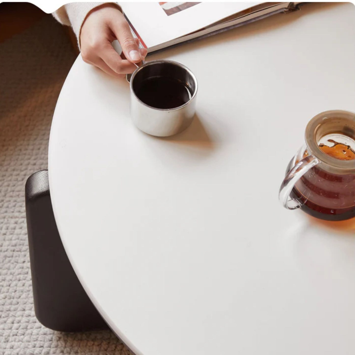 Muse Coffee Table, White