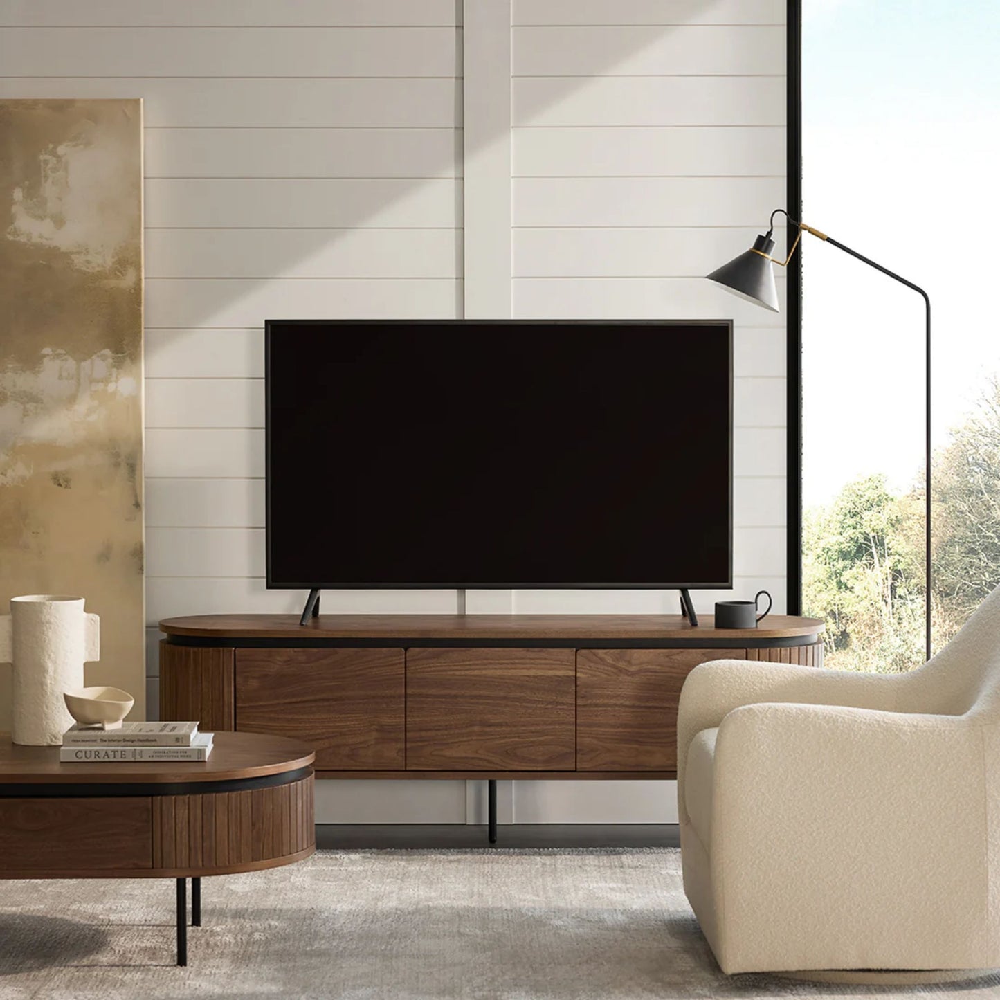 Nova TV Console, Walnut