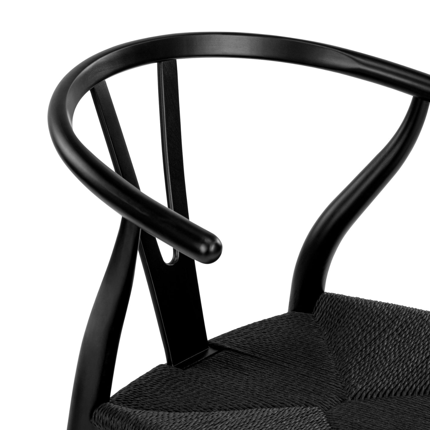 Handcrafted wishbone chair