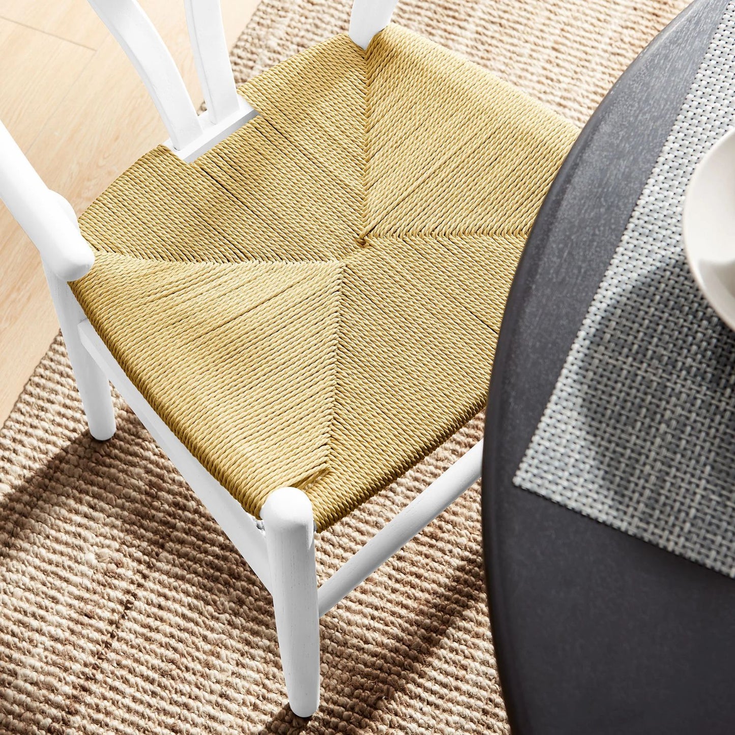 Wishbone Dining Chair, White