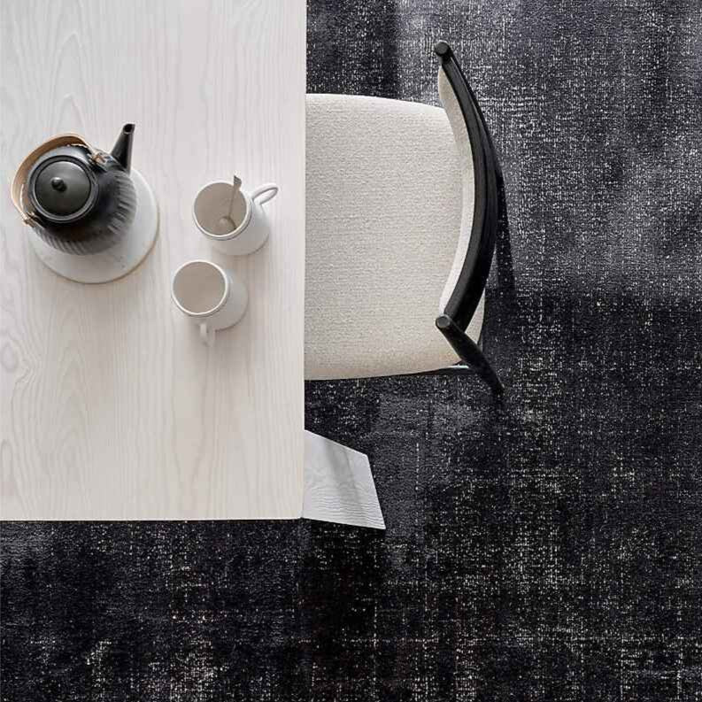 Barley Dining Chair, Black with Ivory Seat