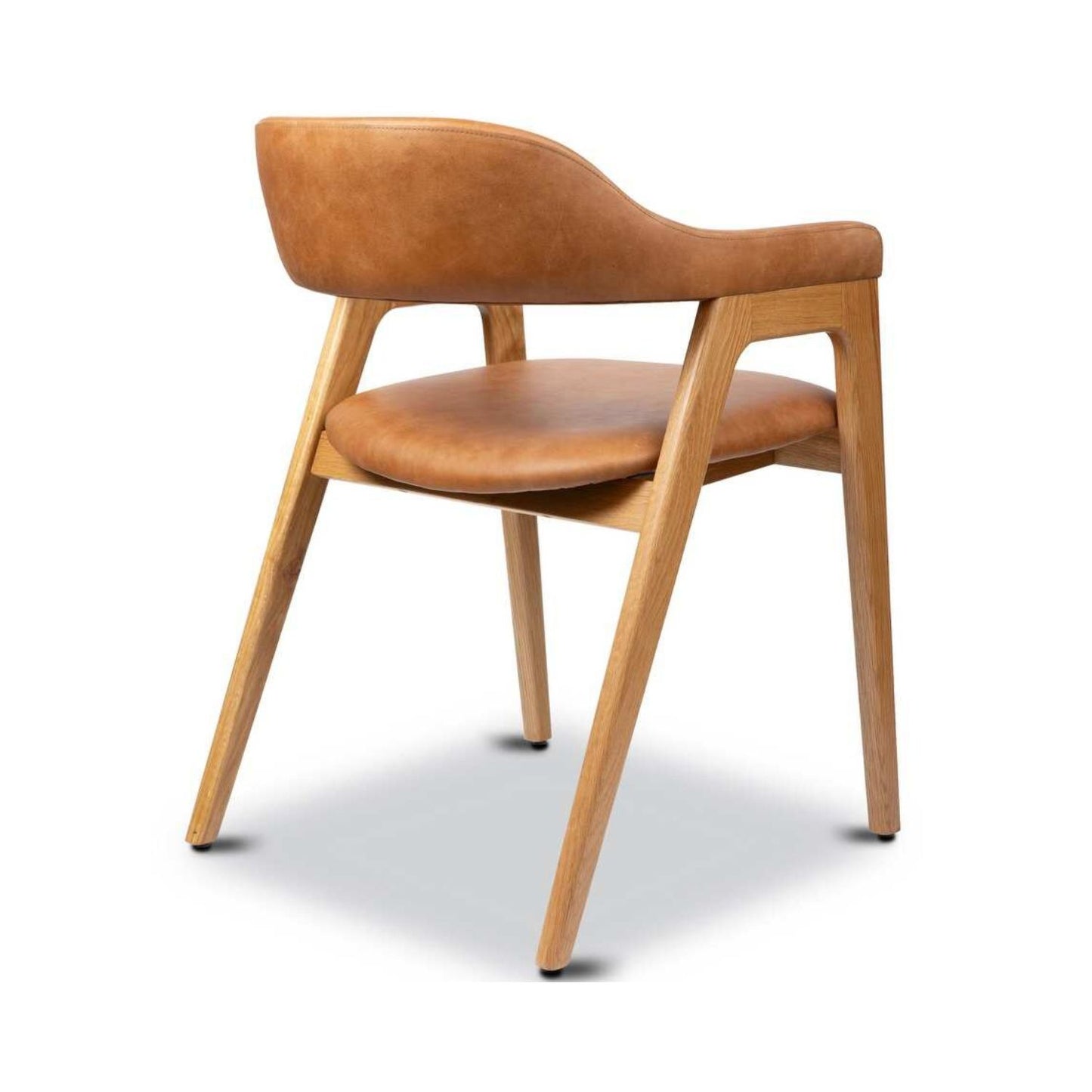 Atlas Dining Chair, Tan PU Leather