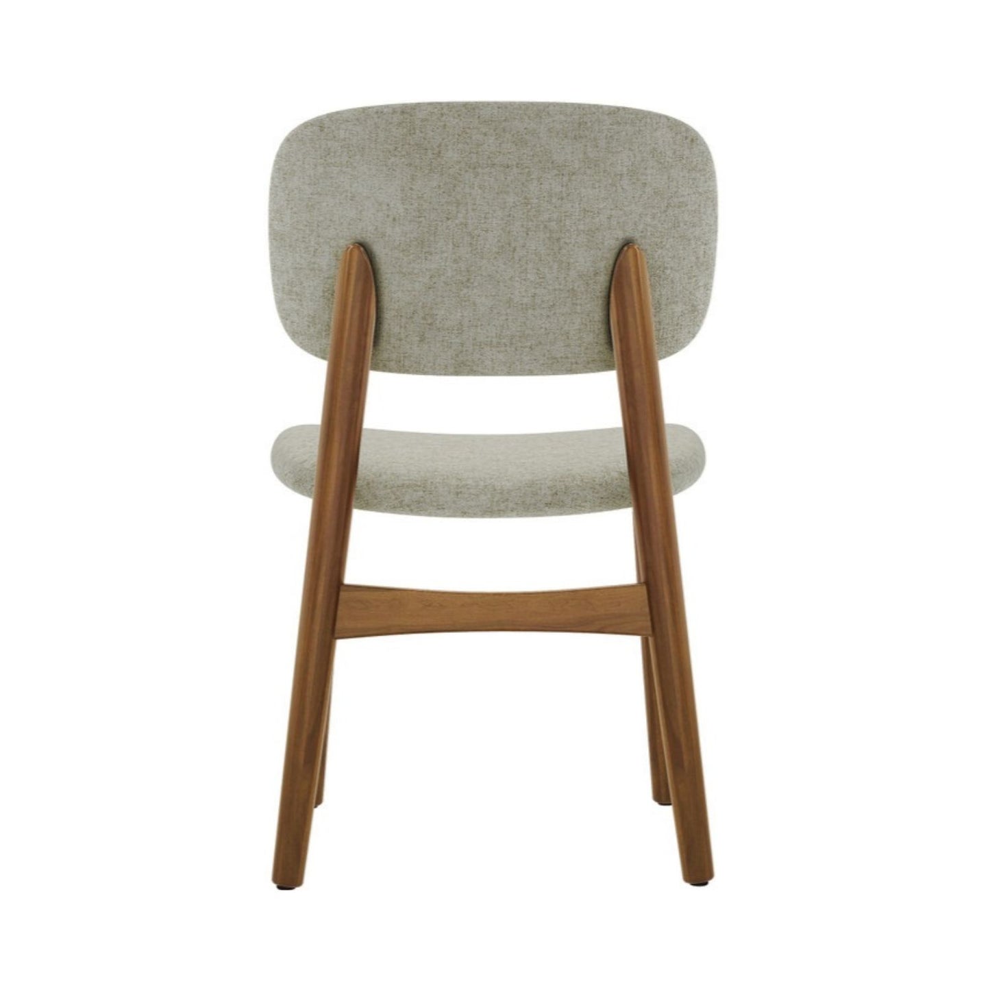 Cooper Dining Chair, Walnut Stain, Ivory
