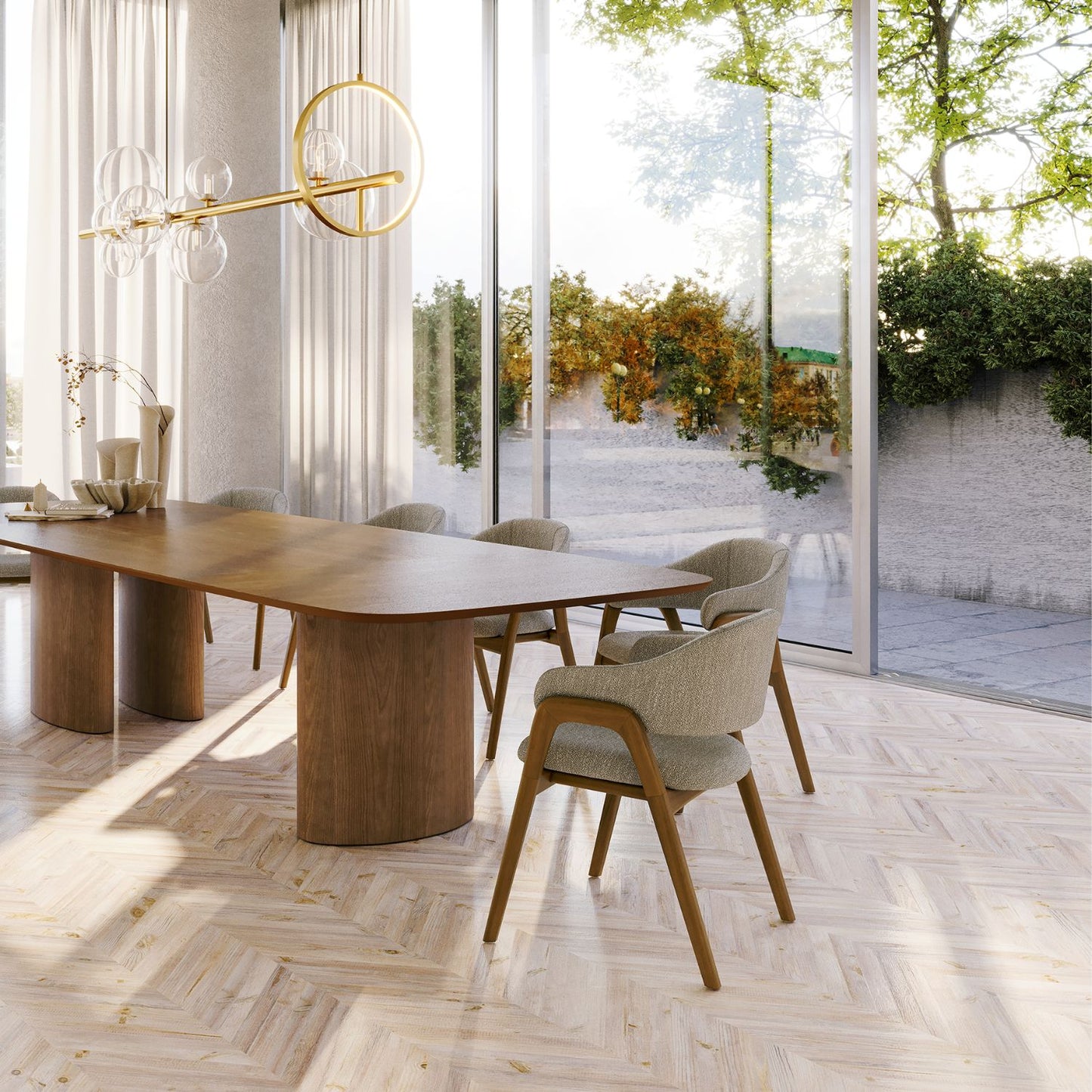 Nexus Dining Chair, Beige