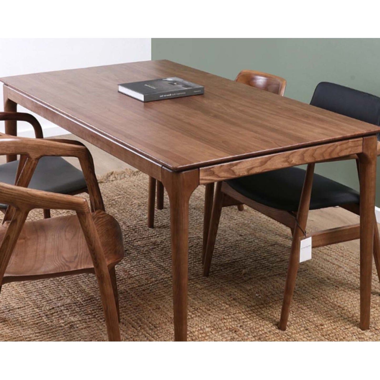 H Dining Table, Walnut