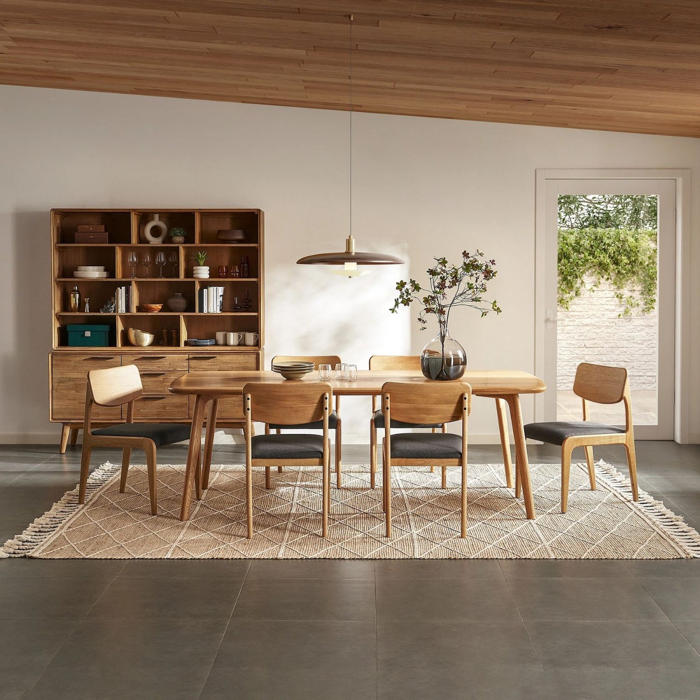 Vincent Dining Table, Natural
