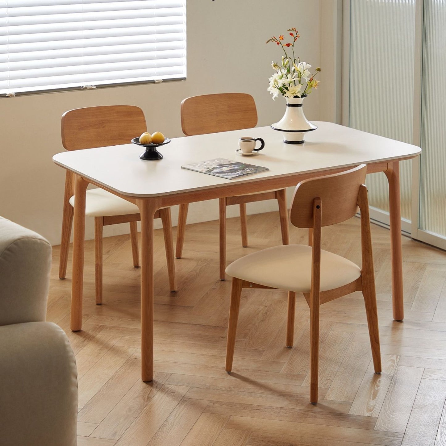 Tarin Dining Table, Natural