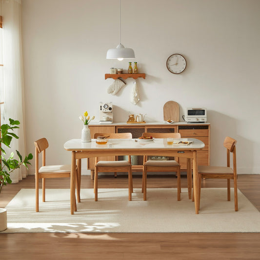 Reannon Dining Table, Natural