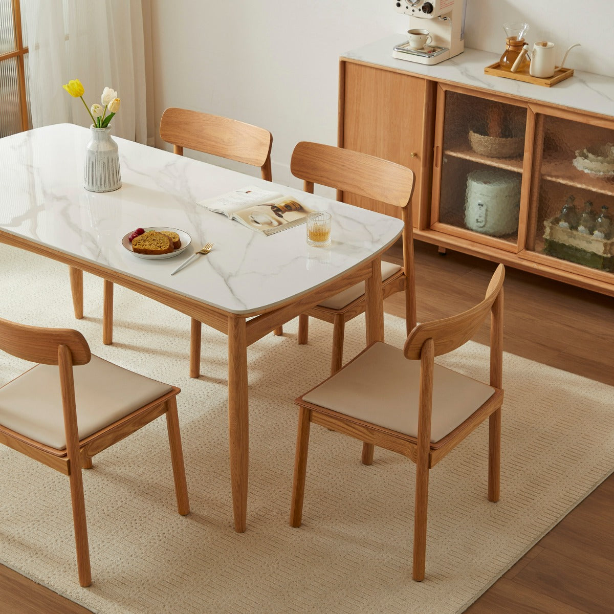 Reannon Dining Table, Natural